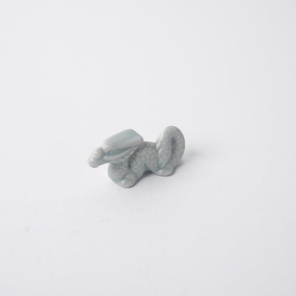Chopstick Rest Ice Blue Dragon
