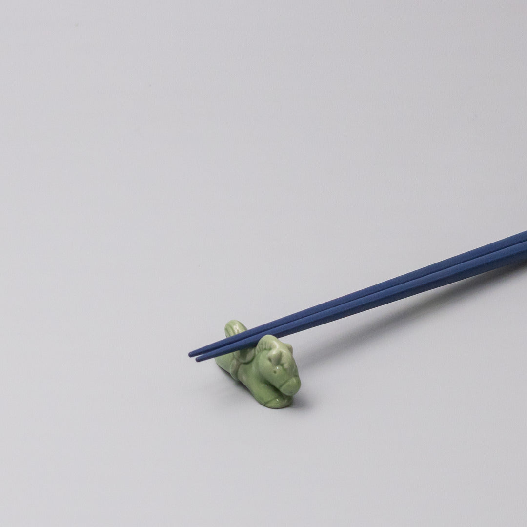 Chopstick Rest Green Horse - Image 3