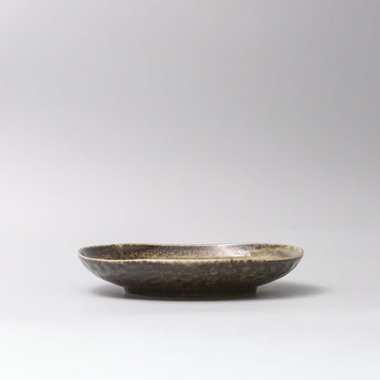 Organic Dinner Plate 23cm Sage Green Glaze - Image 2