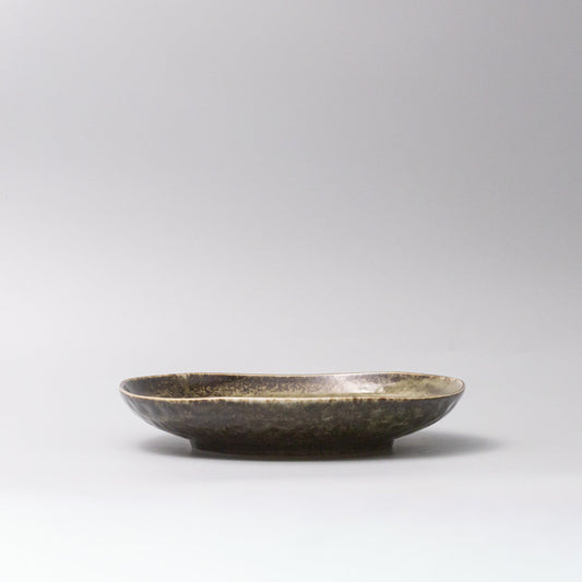 Organic Dinner Plate 23cm Sage Green Glaze - Image 2