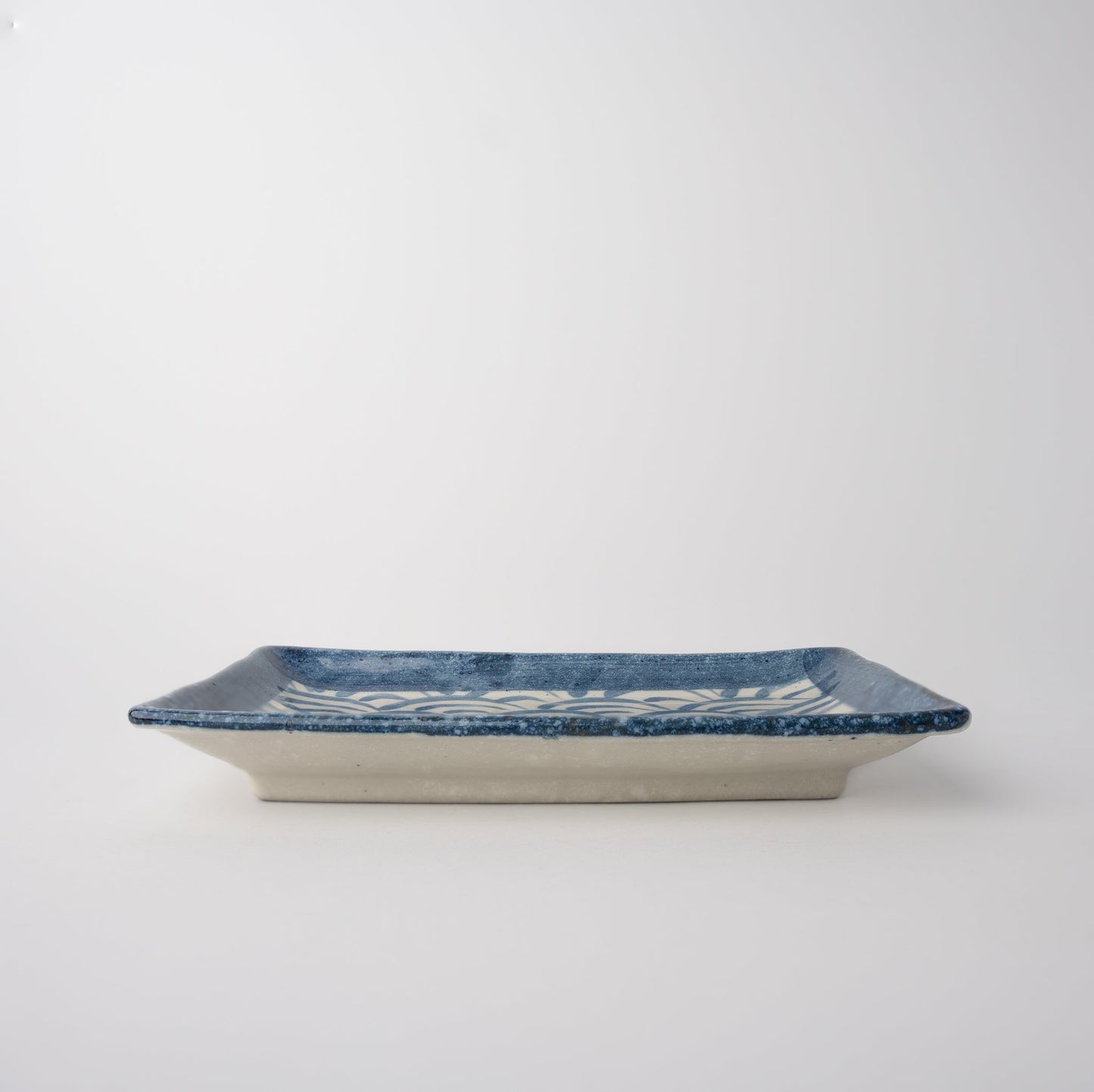 Sushi Plate 22cm Blue Wave Design - Image 2
