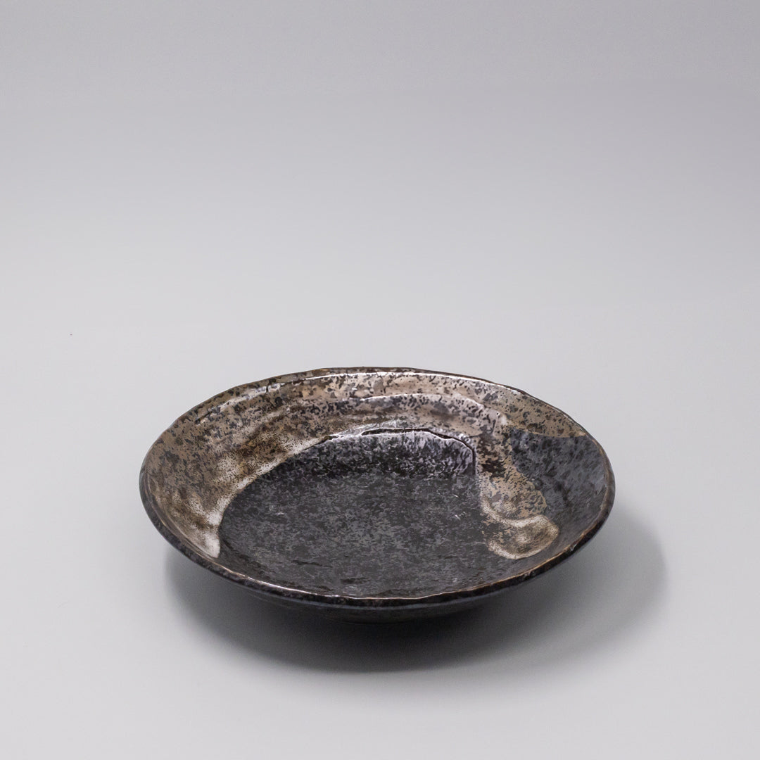 Bowl 24cm Brushstroke Black Glaze