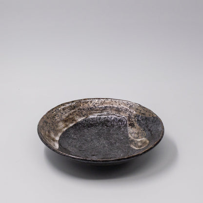 Bowl 24cm Brushstroke Black Glaze
