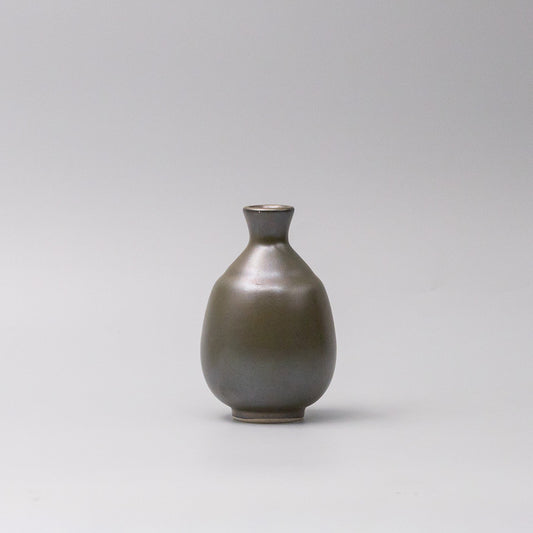 Sake Jug 8cm 275ml Olive Lustre Glaze - Image 2