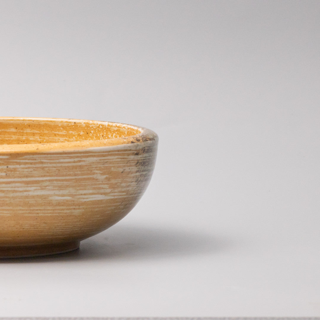 Bowl 24cm Burnt Orange Glaze - Image 2