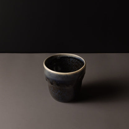 Mug Yunomi 280ml Dark Indigo Glaze - Image 4