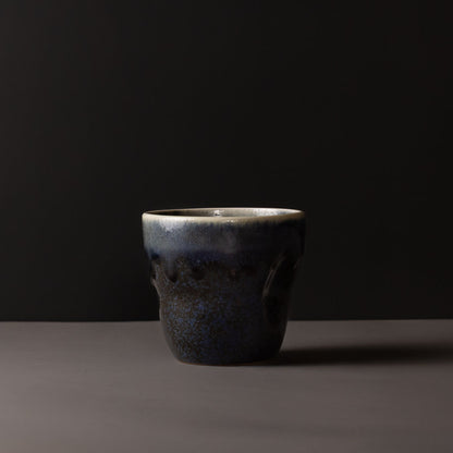 Mug Yunomi 280ml Dark Indigo Glaze - Image 3
