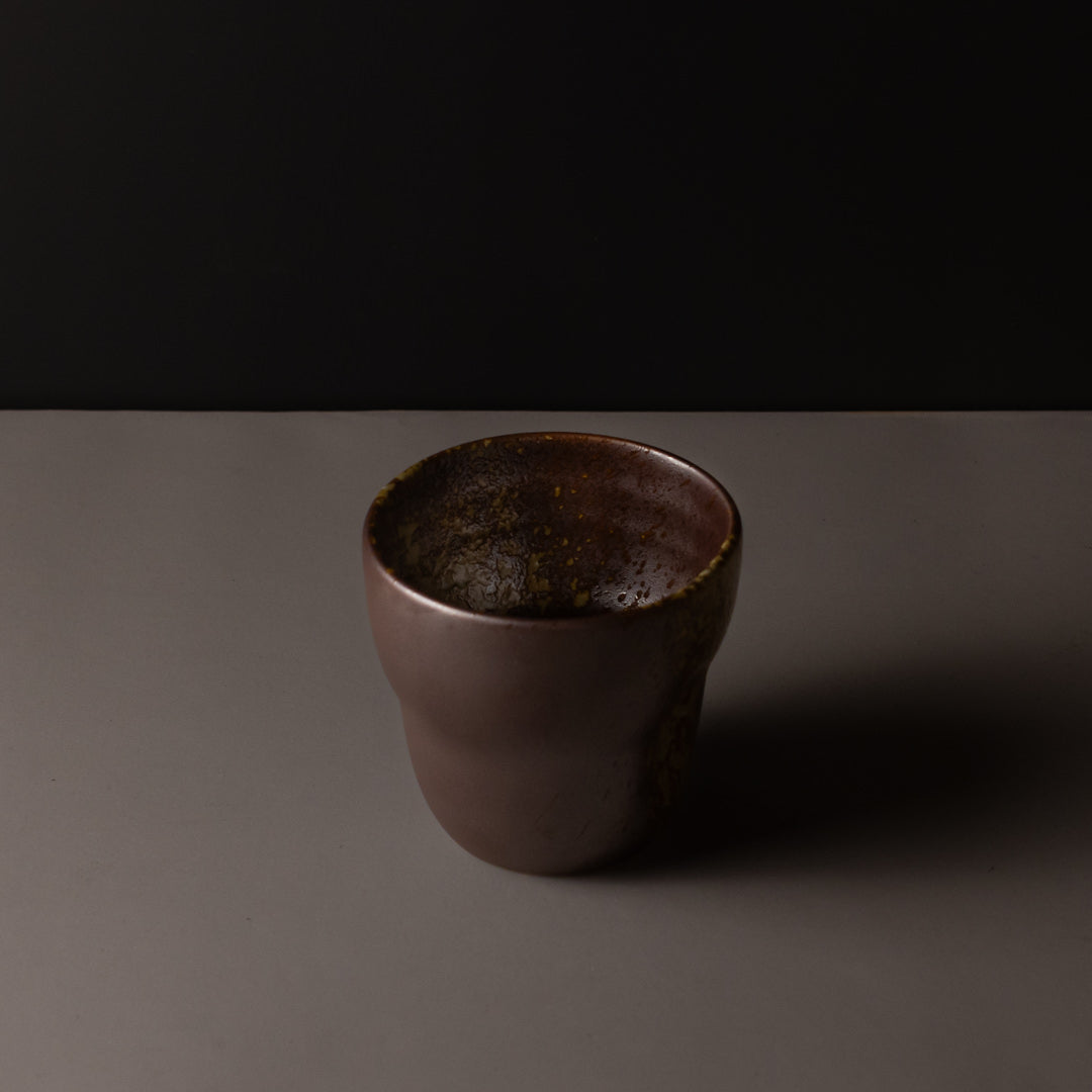Mug Yunomi 280ml Metallic Splash Glaze - Image 4