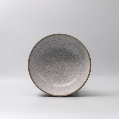 Serving Bowl 24cm Crazed Grey Glaze - Image 3