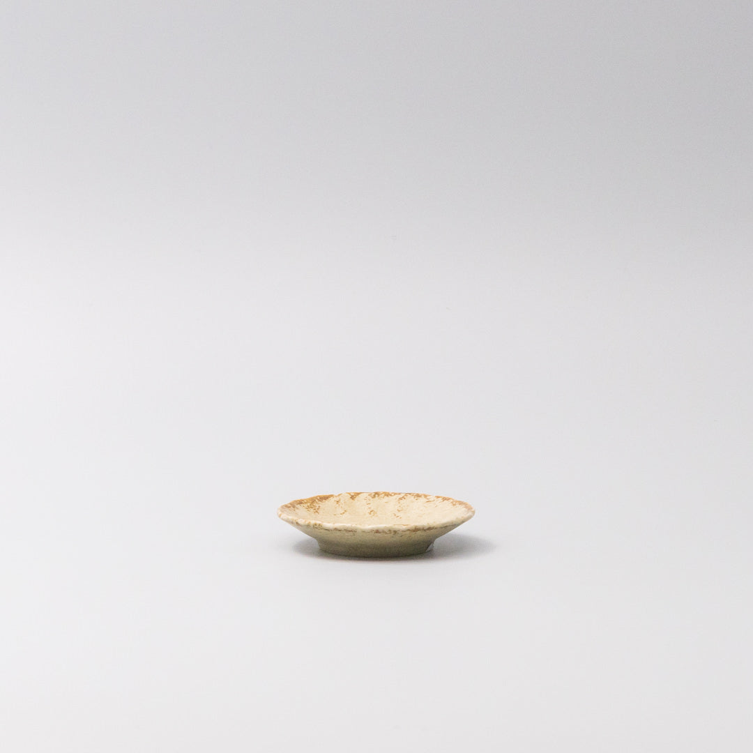 Sauce Dish 8cm Scallop Sand Fade Glaze - Image 4