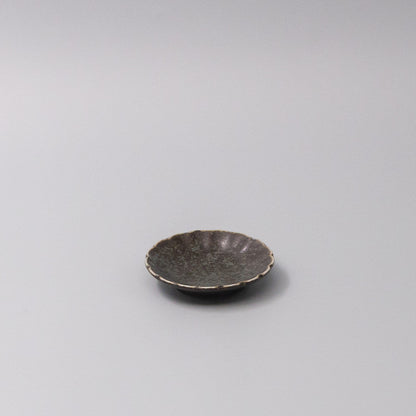 Sauce Dish 8cm Scallop Indigo Fade Glaze