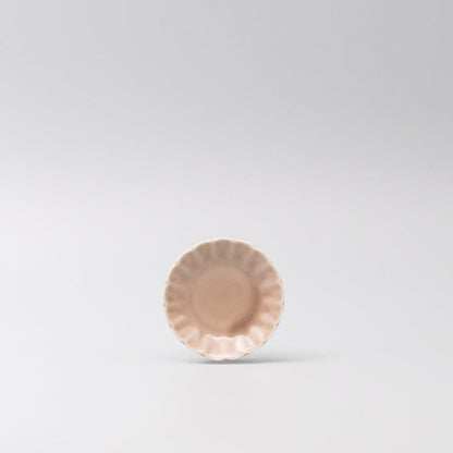 Sauce Dish 8cm Scallop Blush Gloss Glaze - Image 4