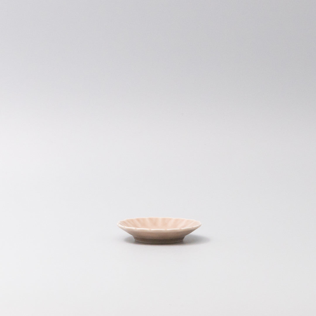 Sauce Dish 8cm Scallop Blush Gloss Glaze - Image 3
