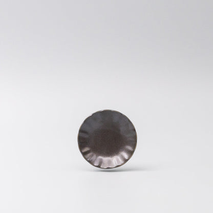 Sauce Dish 8cm Scallop Black Glaze - Image 4