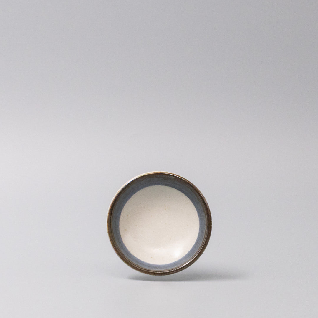 Sauce Dish 8cm Kozara Denim Blue Glaze - Image 3