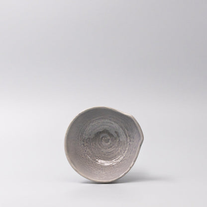 Bowl with Handle 13cm Amethyst Glaze - Image 2