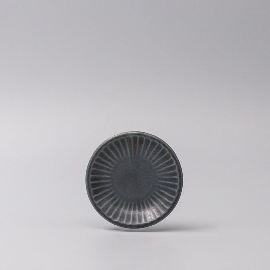 Sauce Dish 9.5cm Sunburst Dark Navy Glaze - Image 2