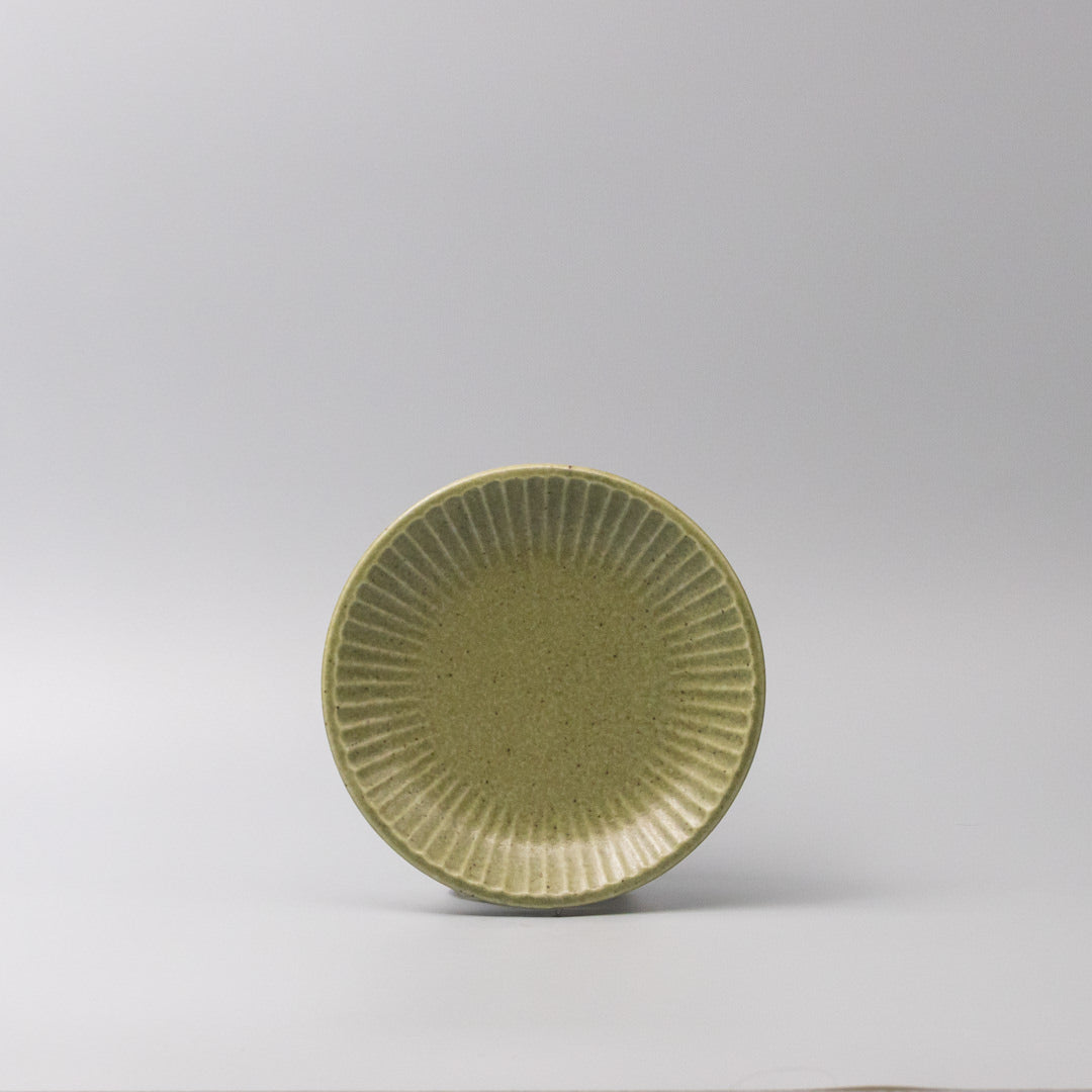 Tapas Plate 15.5cm Apple Green Glaze - Image 3
