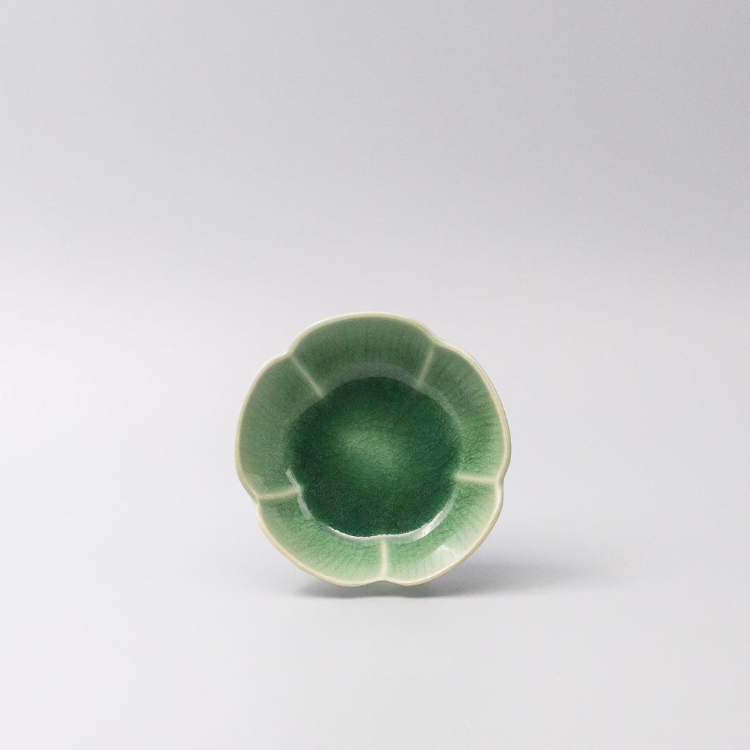 Sauce Dish 12.5cm Amane Emerald Glaze - Image 3