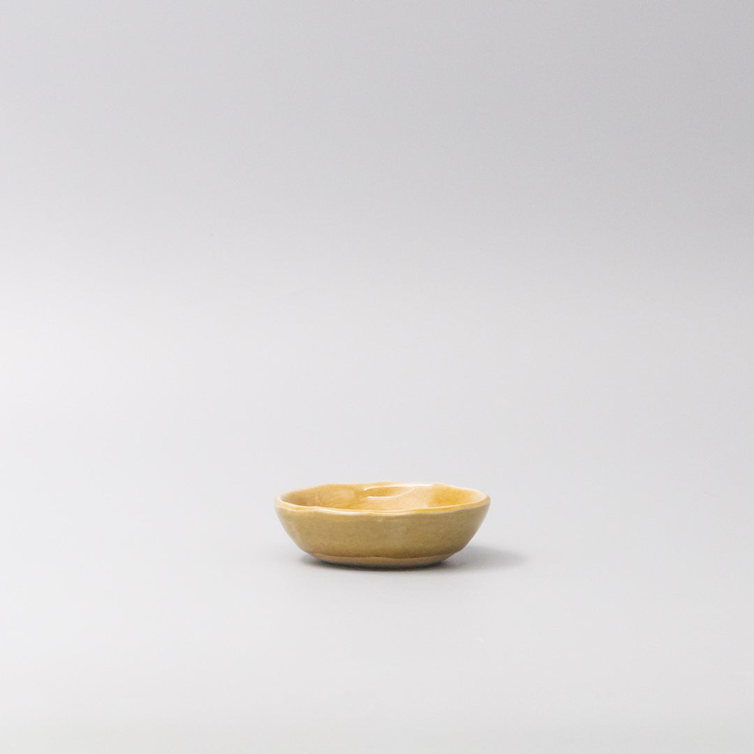 Sauce Dish 9cm Amane Amber Glaze - Image 4