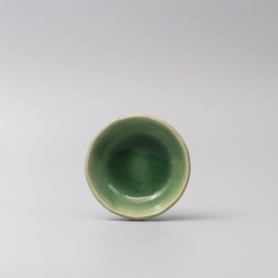 Sauce Dish 9cm Amane Emerald Glaze - Image 3
