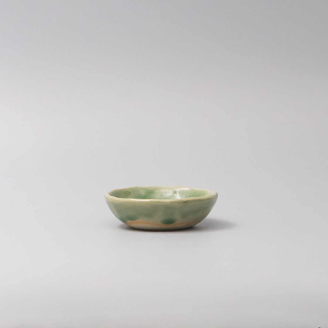 Sauce Dish 9cm Amane Emerald Glaze - Image 2