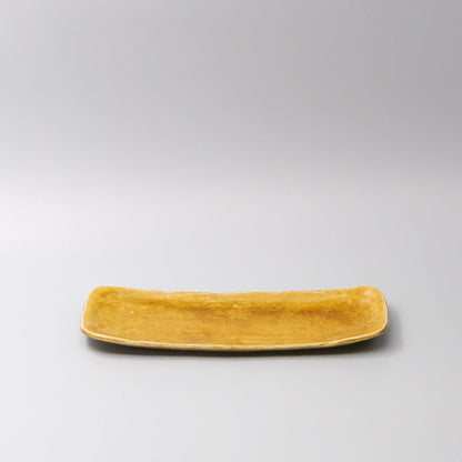 Plate Sashimi 31cm Amane Amber Glaze - Image 4