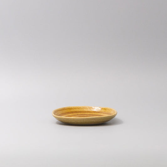 Plate 13.5cm Amane Amber Glaze - Image 2