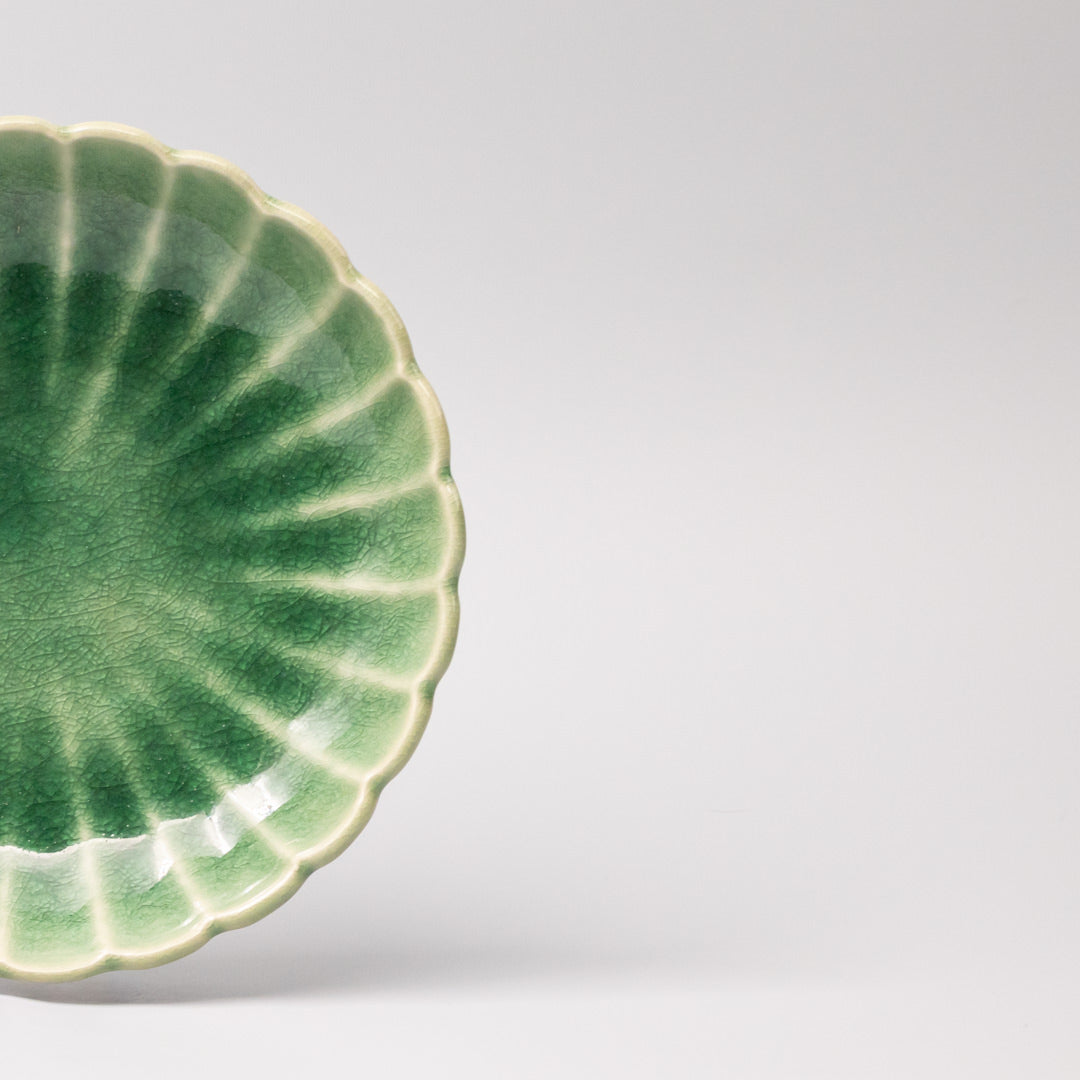 Bowl 19cm Amane Emerald Glaze - Image 2