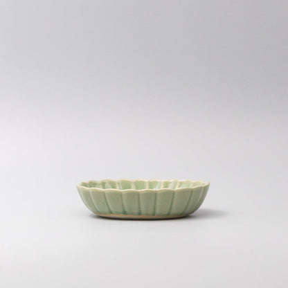 Bowl Oval 16cm Amane Emerald Glaze - Image 2