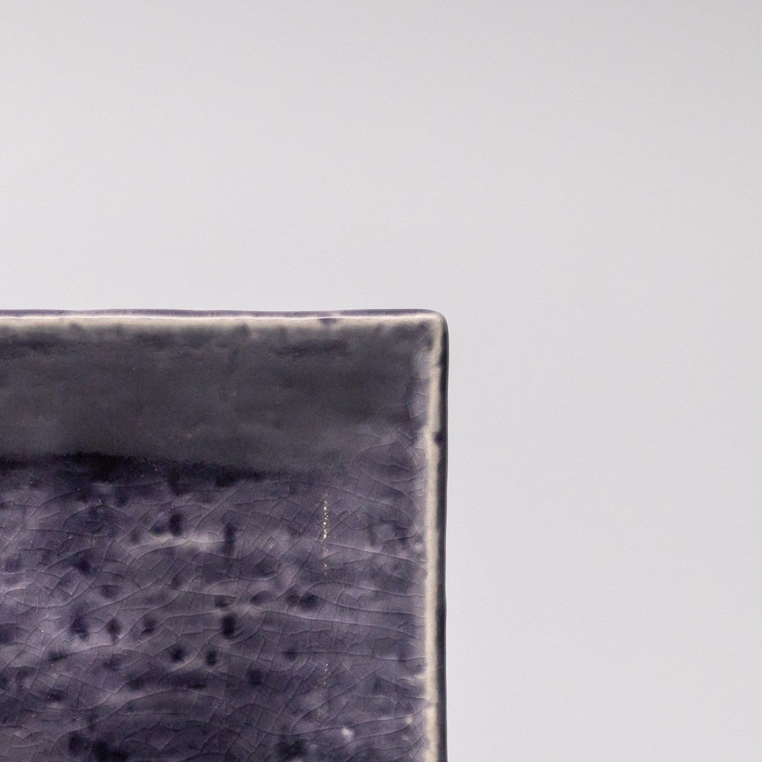 Sauce Dish 10cm Crackle Amethyst Glaze - Image 2