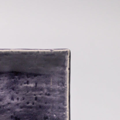 Sauce Dish 10cm Crackle Amethyst Glaze - Image 2