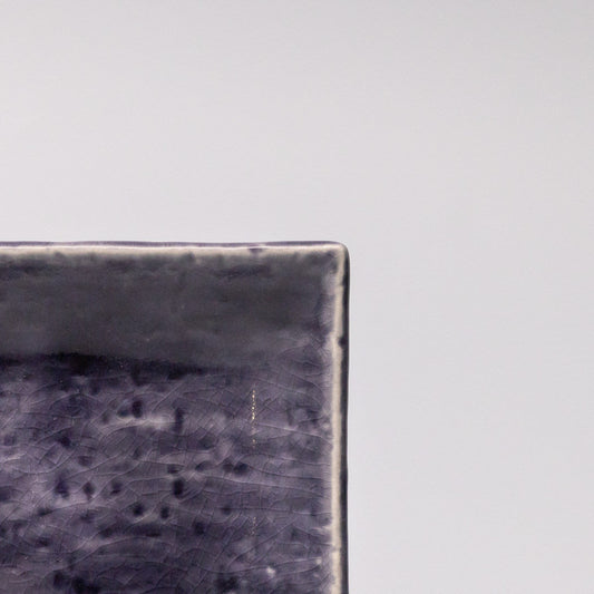 Sauce Dish 10cm Crackle Amethyst Glaze - Image 2