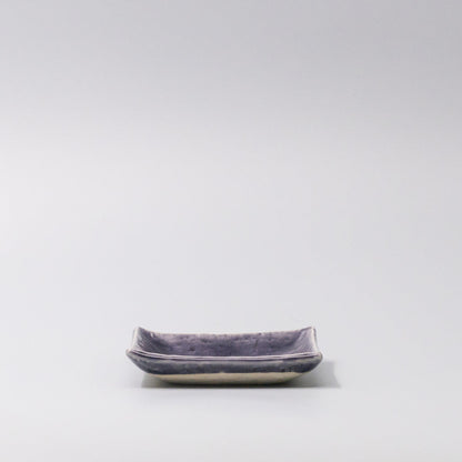 Sauce Dish 10cm Crackle Amethyst Glaze - Image 4