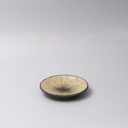 Saucer 13.5cm Green Converging Line Glaze