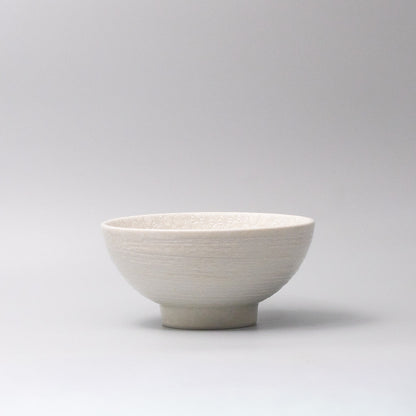 Bowl Large 19.5cm White Star Glaze - Image 4