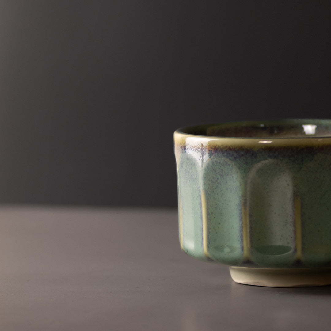 Matcha Tea Bowl 11cm Pale Green - Image 2