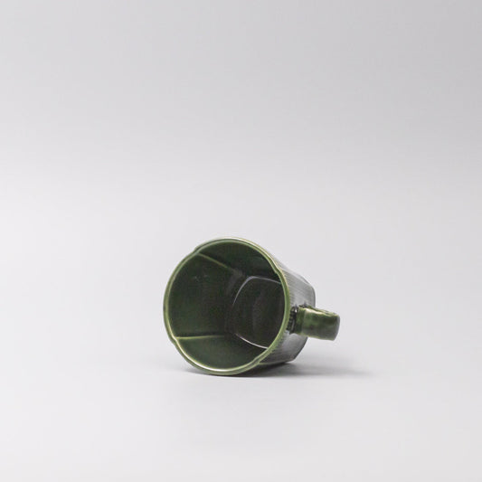 Mug 180ml Reeded Oribe Glaze - Image 2