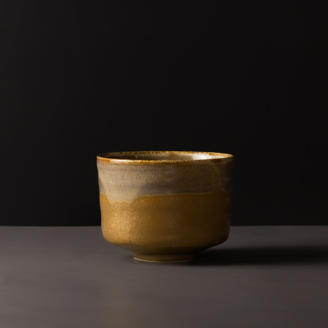 Matcha Tea Bowl 10cm Caramel - Image 4