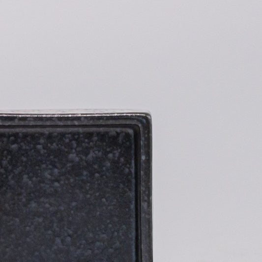 Box with Lid 7cm Craft Black Glaze - Image 2