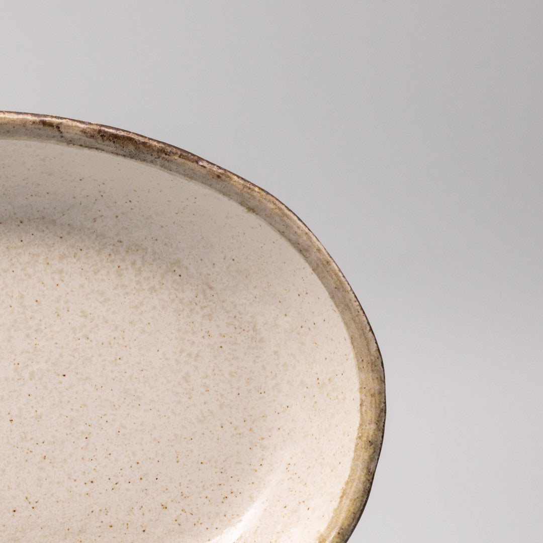 Serving Dish Oval 29cm Flax Glaze - Image 4