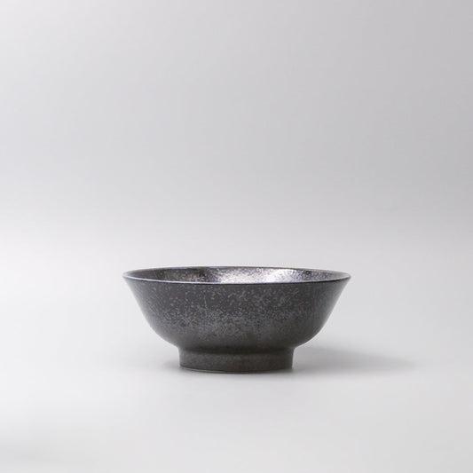 Udon Bowl Fluted 21cm Midnight Pearl Glaze - Image 2