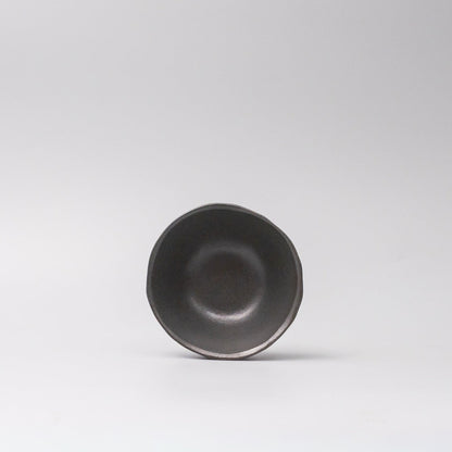 Lopsided Bowl 11.5cm Black Glaze - Image 3