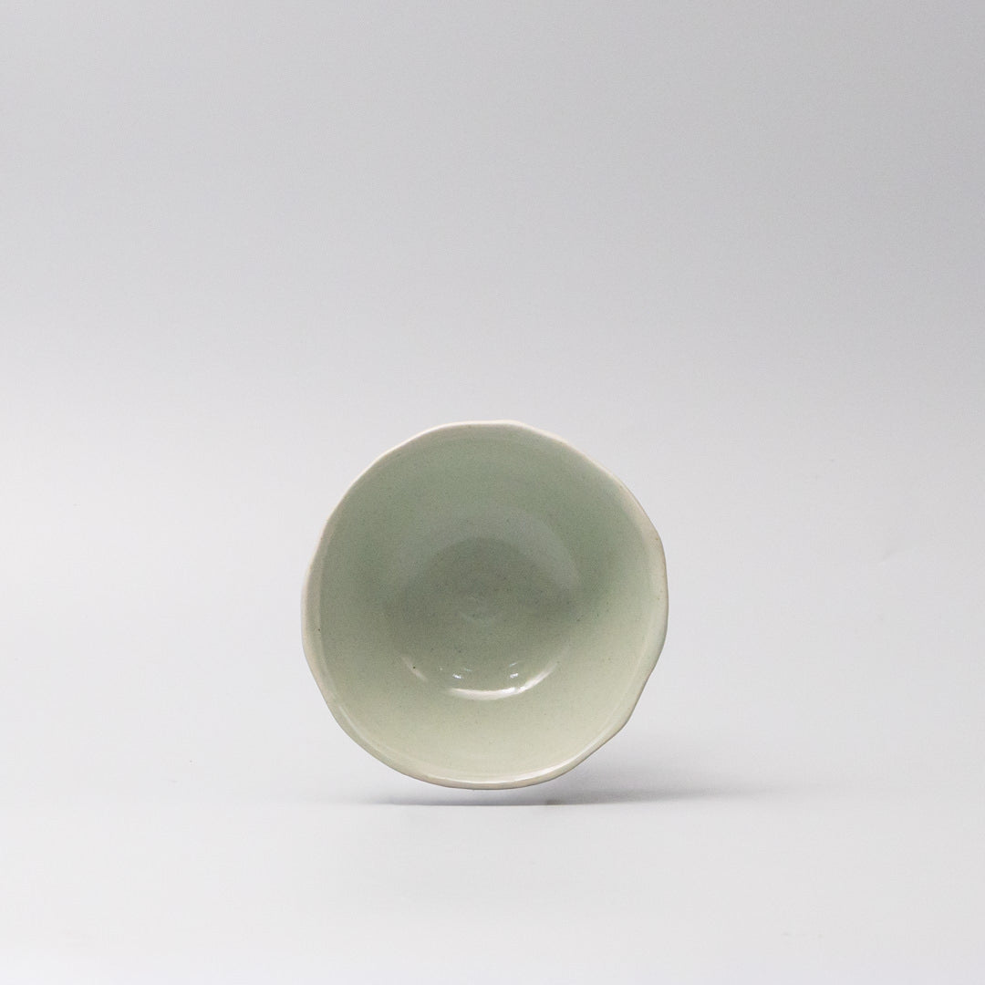 Lopsided Bowl 11.5cm Tomei Blue Glaze - Image 3