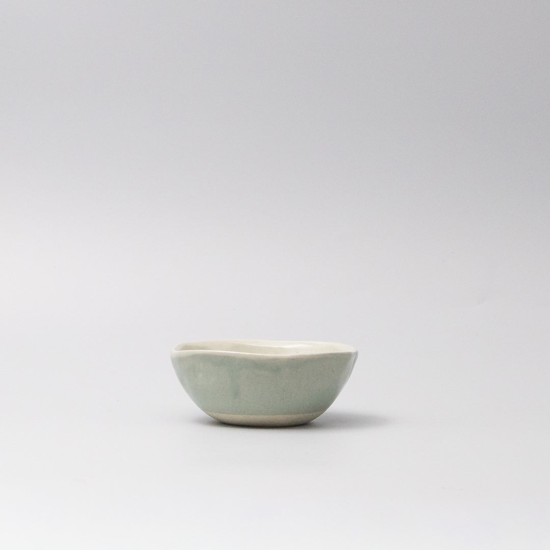 Lopsided Bowl 11.5cm Tomei Blue Glaze - Image 4