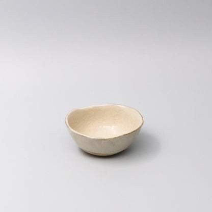 Lopsided Bowl 11cm Fawn Glaze
