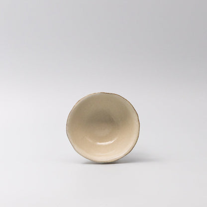 Lopsided Bowl 11cm Fawn Glaze - Image 4