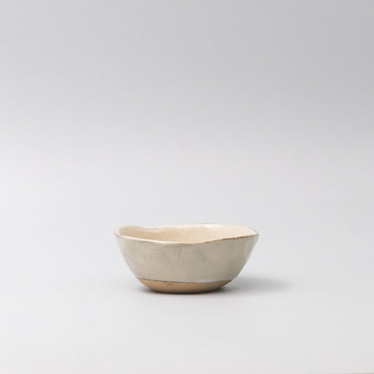 Lopsided Bowl 11cm Fawn Glaze - Image 2