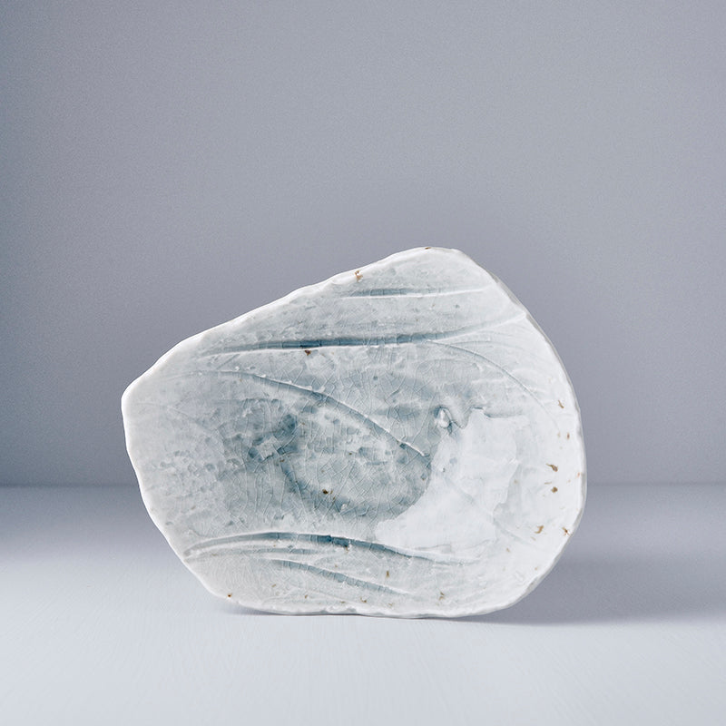 Bowl Rock 22cm Grey Glass Glaze - Image 4