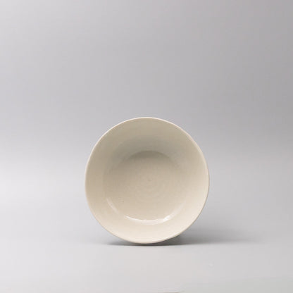 Bowl Organic Shape 11cm Kanso Soft White Glaze - Image 2